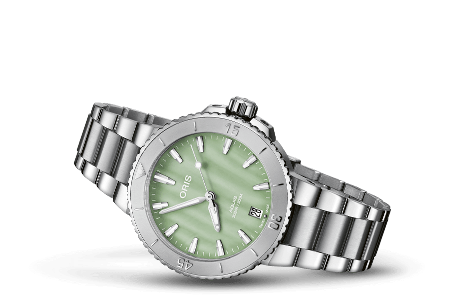 Aquis Date Damen MOP Green - MANG-LUXURY