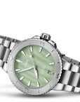 Aquis Date Damen MOP Green - MANG-LUXURY