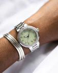 Oris Aquis Date Ladies MOP Green