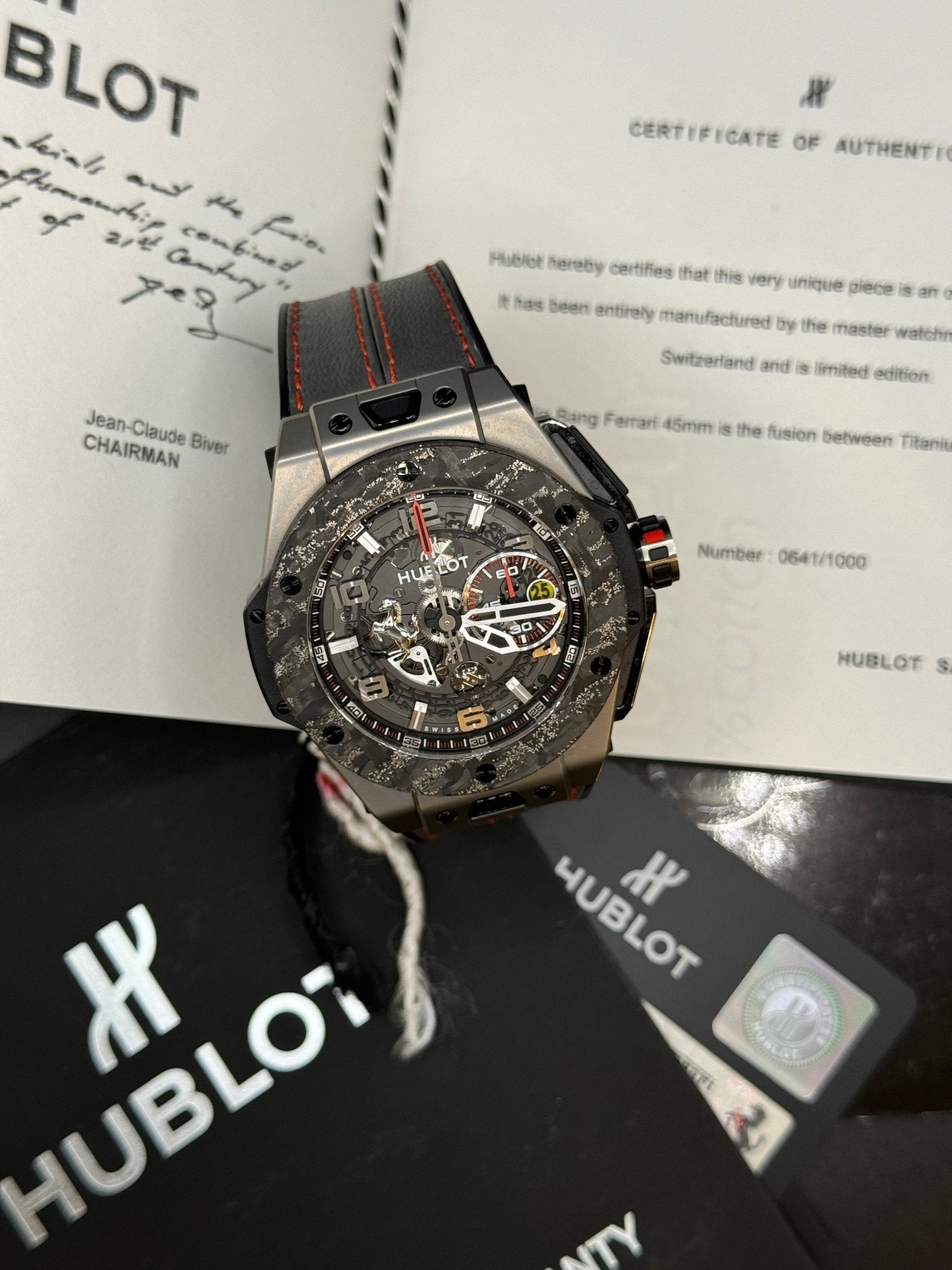 Hublot Big Bang Ferrari Titan Carbon 45mm 401. NJ.0123 VR - MANG - LUXURY - 401.nj.0123.vr