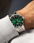 Aquis Date Cal. 400 Green - MANG-LUXURY