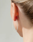 Niessing Linear Hoop Earrings