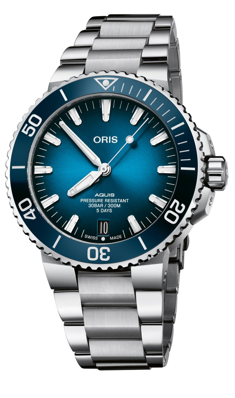 Oris Aquis Date Cal. 400 Blue 01 400 7763 4135 - 07 8 24 09PEB - MANG - LUXURY - 40077634135