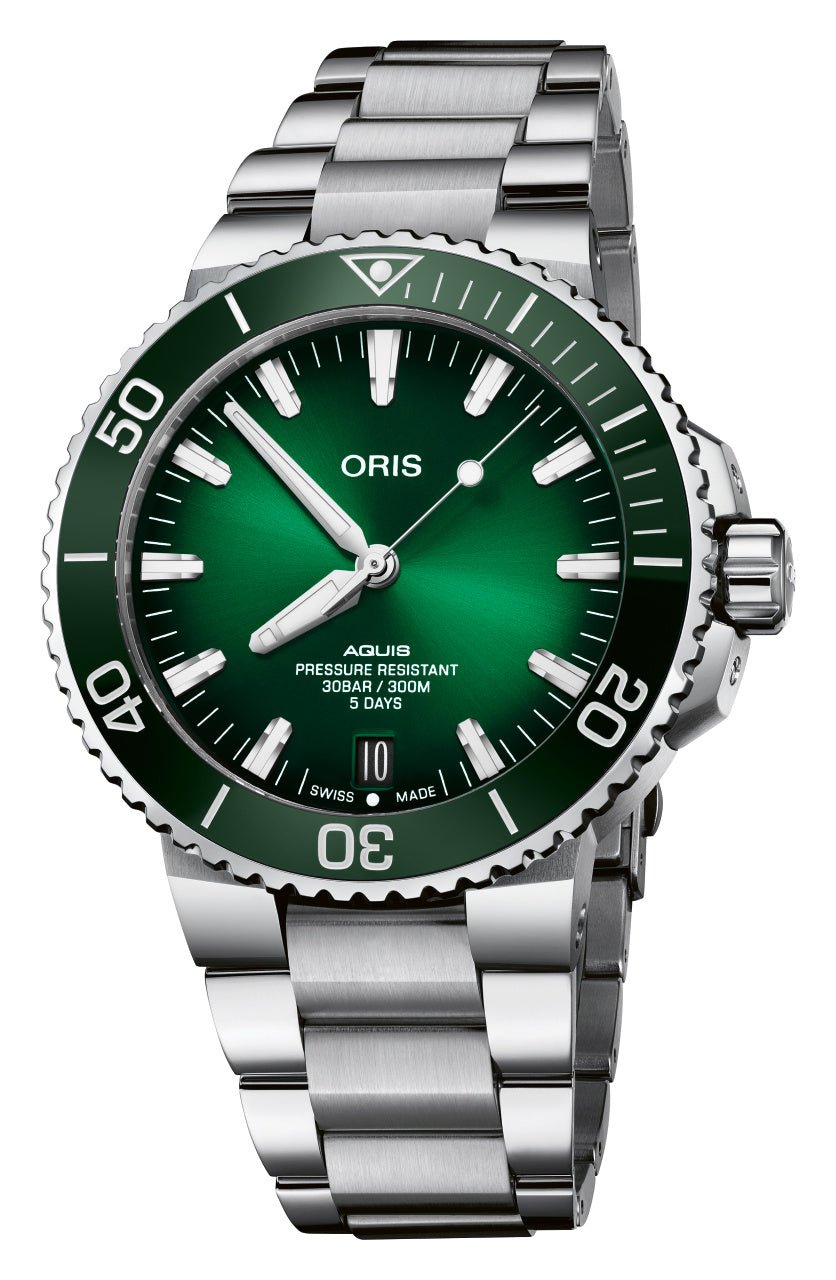 Oris Aquis Date Cal. 400 Green 01 400 7763 4157 - 07 8 24 09PEB - MANG - LUXURY - 40077694157