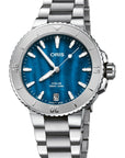 Oris Aquis Date Damen MOP Blue 01 733 7770 4155 - 07 8 18 05P - MANG - LUXURY - 73377704155