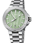 Oris Aquis Date Damen MOP Green 01 733 7770 4157 - 07 8 18 05P - MANG - LUXURY - 73377704157