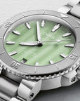 Oris Aquis Date Damen MOP Green 01 733 7770 4157 - 07 8 18 05P - MANG - LUXURY - 73377704157