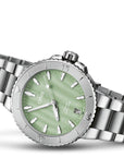 Oris Aquis Date Damen MOP Green 01 733 7770 4157 - 07 8 18 05P - MANG - LUXURY - 73377704157