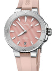 Oris Aquis Date Damen MOP Rosé 01 733 7770 4158 - 07 4 18 66FC - MANG - LUXURY - 73377704158