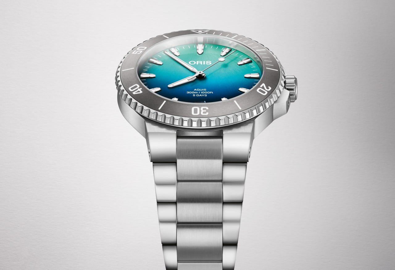 Oris Aquis Date GREAT BARRIER REEF LIMITED EDITION IV 01 400 7790 4185 - MANG - LUXURY - 01 400 7790 4185