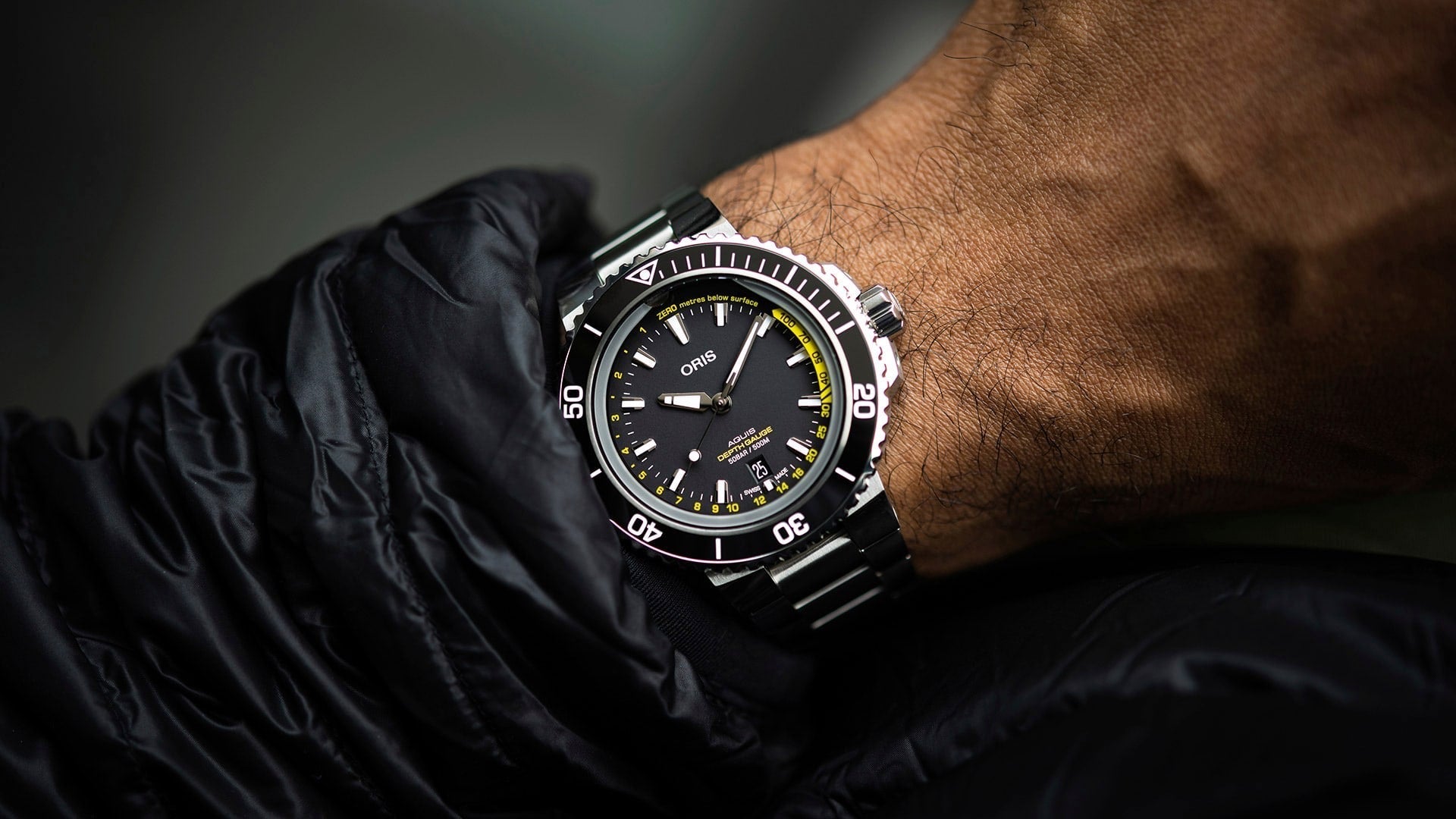 Oris Aquis Depth Gauge 01 733 7755 4154 - MANG - LUXURY - 73377554154