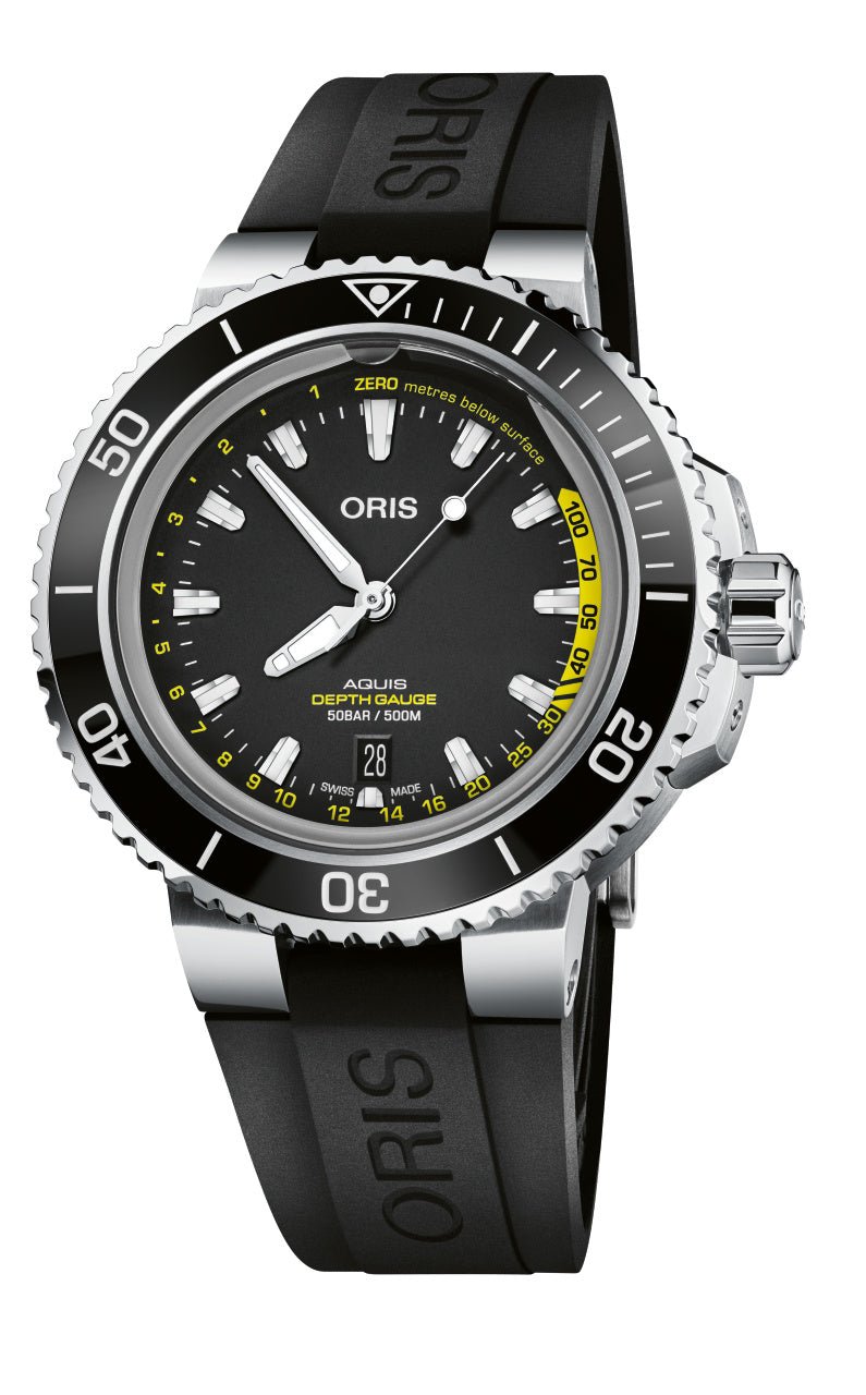 Oris Aquis Depth Gauge 01 733 7755 4154 - MANG - LUXURY - 73377554154