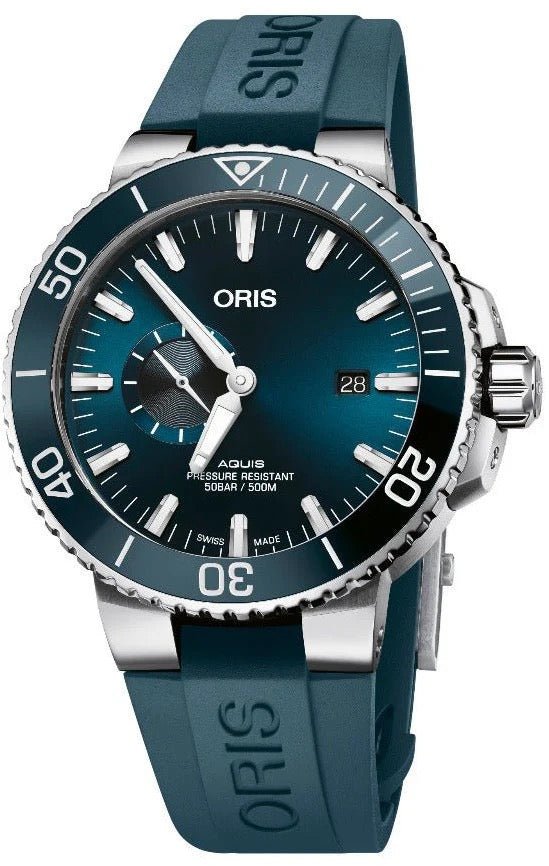 Oris Aquis Small Second Date 0174377334155 - MANG - LUXURY - 01 743 7733 4155 - 07 4 24 69