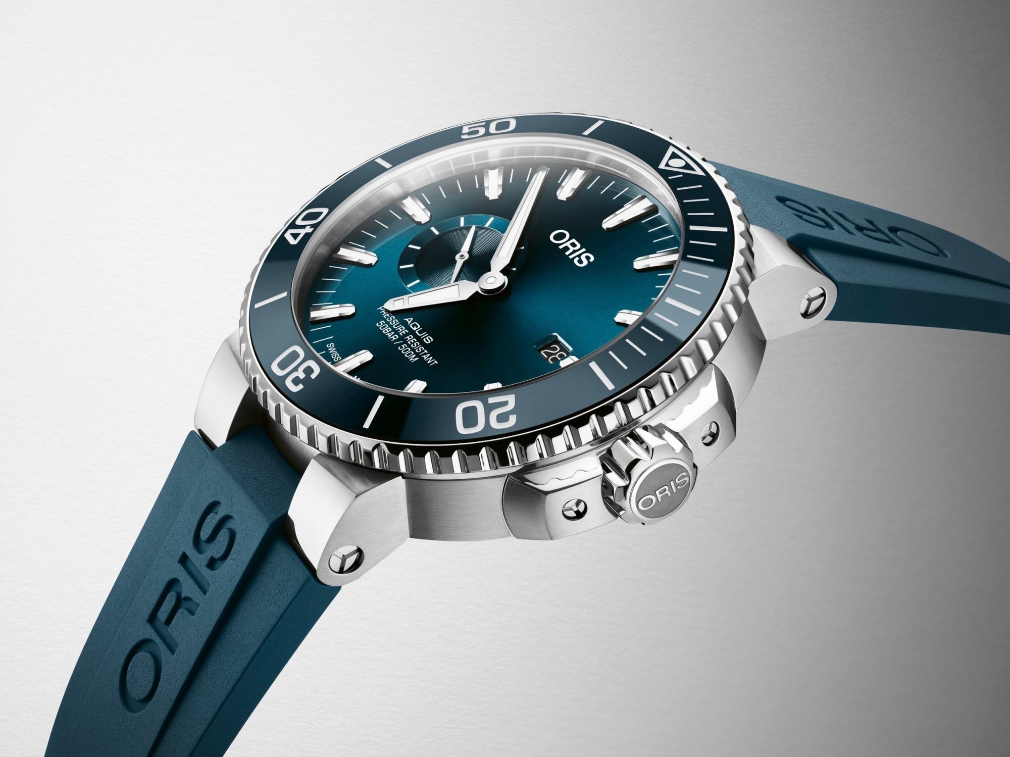 Oris Aquis Small Second Date 0174377334155 - MANG - LUXURY - 01 743 7733 4155 - 07 4 24 69