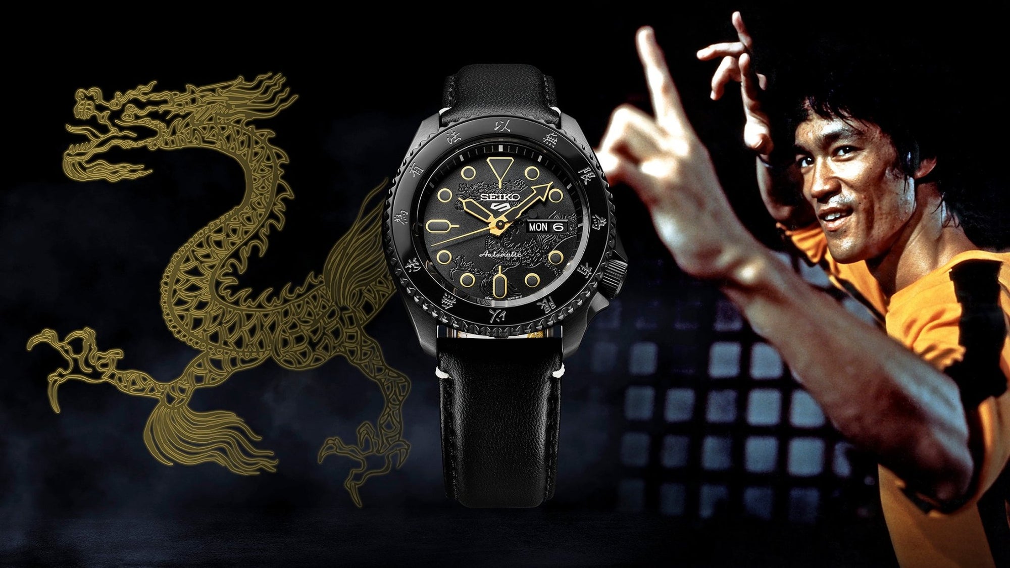 Seiko 5 Sports 55th Anniversary Bruce Lee Limited Edition SRPK39K1 - MANG - LUXURY - 4954628250759