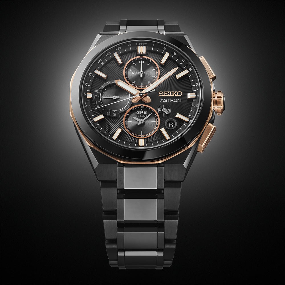 Seiko Astron GPS Solar 5X Dual - time Chronograph ‘100th Anniversary of Seiko’ Limited Edition SSH158J1 - MANG - LUXURY - SSH158J1