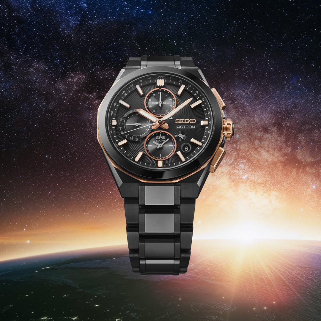 Seiko Astron GPS Solar 5X Dual - time Chronograph ‘100th Anniversary of Seiko’ Limited Edition SSH158J1 - MANG - LUXURY - SSH158J1