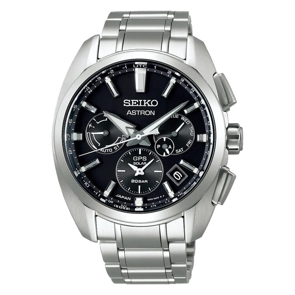 Seiko Astron GPS Solar Dual Time 5x Sport Titanium SSH067J1 - MANG - LUXURY - SKU SSH067J1