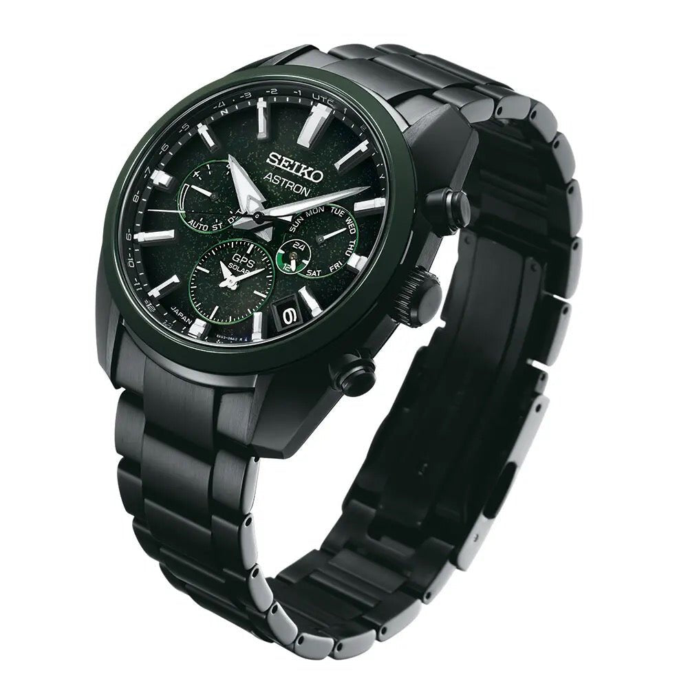 Seiko Astron GPS Solar Dual Time SSH079J1 - MANG - LUXURY - SKU SSH079J1